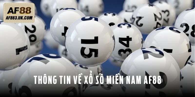 Tổng hợp thông tin liên quan đến xổ số miền Nam AF88